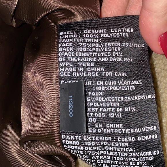Michael Kors Leather Jacket - Picture 8 of 8